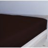 Jersey plachta Didatex - DARK BROWN 23 Rozmer: 180x200 cm