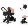 THULE Shine Set + Cybex Aton B2 i-Size misty rose pink on black 2023