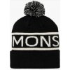 Zimná čiapka Mons Royale McCloud Pom Pom Beanie - black/white