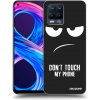 Picasee silikónový čierny obal pre Realme 8 Pro - Nesiahajte mi na telefón