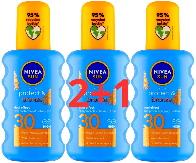 Nivea Sun Protect & Bronze Oil SPF30 200 ml