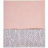 Detská obojstranná deka Velvet Womar 75x100 sivo-lososová