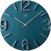 Nástenné hodiny JVD odtiene modrej, odtiene zelenej 30cm