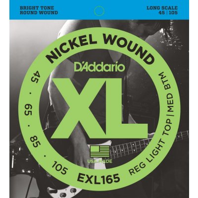 D'Addario EXL165 Struny pre basgitaru