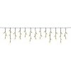 DECOLED Hobby Line vonkajšie LED svetlá vo forme soplíkov 200 × 50 cm, teplá biela, 40 LED diód, tmavozelený kábel IP44, predĺženie