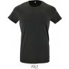SOL´S REGENT FIT / Pánske vypasované tričko - charcoal melange M