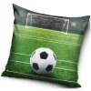 Carbotex Mikroplyšový vankúš s futbalovou loptou 40 x 40