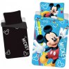 Posteľné obliečky Mickey Mouse svietiace v tme