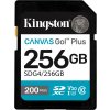 Kingston Technology Canvas Go! Plus , 256 GB, SDXC, Trieda 10, UHS-I, 200 MB/s, 160 MB/s
