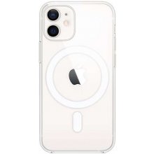 Púzdro FixPremium - Silikónové s MagSafe iPhone 12 mini, čiré