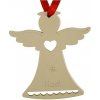 MagicHome Ozdoba Vianoce Anjel JOY závesná zlatá bal. 5 ks