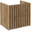 Line Skrinka pod umývadlo 60, 54 × 60 × 45 cm, dub, zásuvkové zatváranie, 297-D-06001