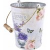 Dekoračné vedierko Lavender Paris (Bytová dekorácia vintage)