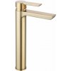 Umývadlová batéria REA ARGUS GOLD BRUSH vysoká