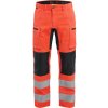 Blåkläder AB 1585 Výstražné kalhoty se strecovými díly Farba: Cervená/cerná, Veľkosť: C146
