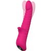 Dream Toys Honey Bear vibrátor so stimulátorom klitorisu Magenta 21,2 cm