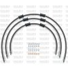 STANDARD Hadica prednej brzdy sada Venhill POWERHOSEPLUS YAM-10029F-BK (3 hadice v sade) čiernej hadice, chrómové koncovky