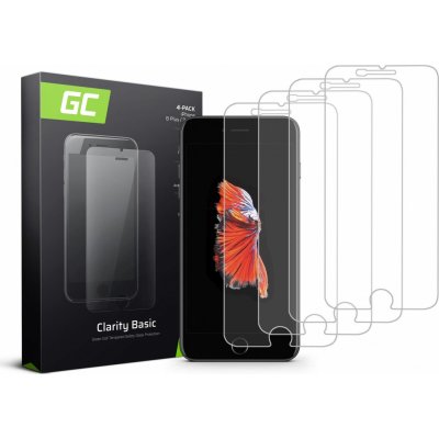 GREEN CELL GREEN CELL 4x Ochranné sklo GC Clarity pre Apple iPhone 6 Plus / 6S Plus / 7 Plus / 8 Plus GLSET23