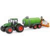 Amewi RC Traktor 2,4 Ghz s funkčnou cisternou, svetlá, zvuk 1:24