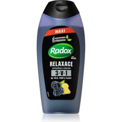 Radox Men Feel Wild sprchový gél na tvár, telo a vlasy pre mužov 400 ml