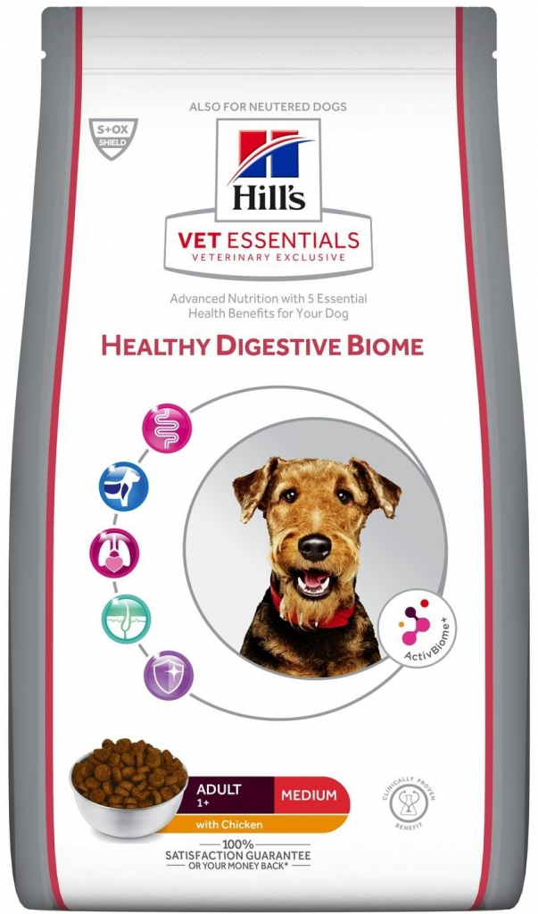 Hill’s Vet Essentials Adult Medium Healty Digestive Biome 2 kg