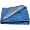 PE plachta zakrývacia 3x5m 70g/1m2 modro-strieborná