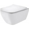 Geberit Závesné WC so sedadlom Smyle Square, 33 × 35 × 54 cm, bez splachovacieho kruhu, CG05050000/500.208.01.1