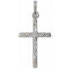 Strieborný prívesok krížik