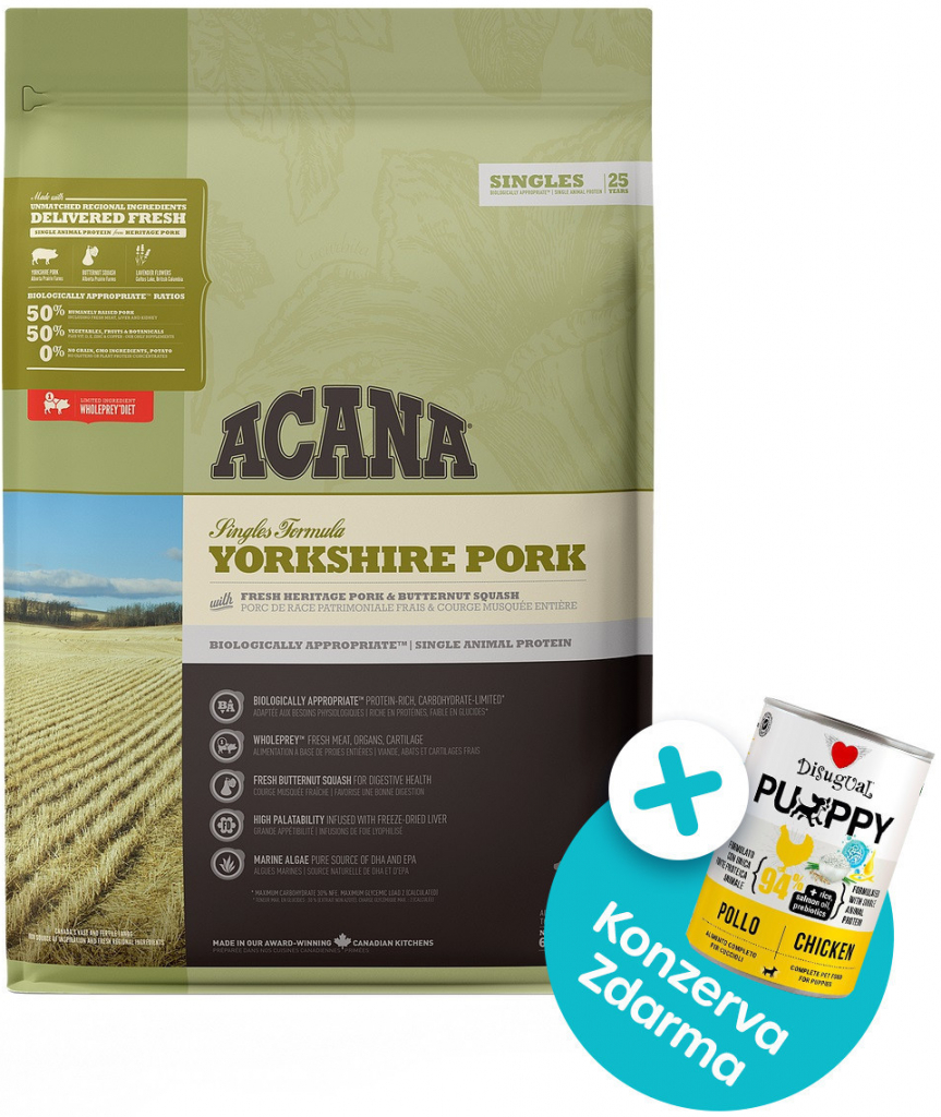 Acana Singles Yorkshire Pork 11,4 kg