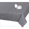 Bellatex Obrus Adela sivý kvietok 70x70cm