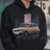 Mikina s potlačou FIAT 127 Dámsky Čierna S