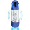 SonicPull - Suction and Vibration Masturbator Pump - Multimedia Enhanced - Metallic Blue - Pumped SonicPull Vibračný masturbátor s vákuovou stimuláciou Mettalic Blue