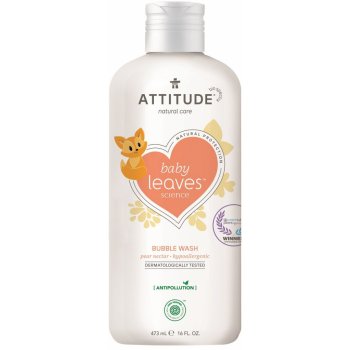 Attitude BabyLeaves Dětská pěna do koupele s vůní hruškové šťávy 473 ml