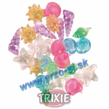 Trixie Farebné dekoratívne mušličky 24 ks