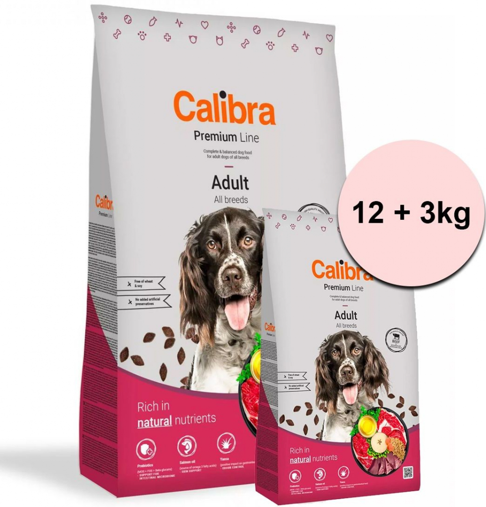 Calibra Dog Premium Line Adult Beef New 12 kg od 30,69 € - Heureka.sk