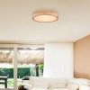Globo Rainer LED stropné svietidlo, Ø 40 cm, efekt dreva, kov, CCT - 41745-24