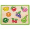 Detské drevené puzzle s úchytmi Viga Ovocie