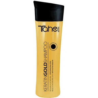 Tahe Keratin Gold šampón s keratínom na poškodené a suché vlasy 300 ml