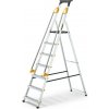 DRABEST Hliníkové schodíky 7 stupňov s madlami DRABEST ALDP+P-7 PRO