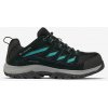 Dámske topánky Columbia Crestwood Waterproof - black/teal