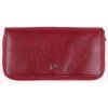 Veľká dámska kožená peračníková peňaženka Cosset 4492 Komodo bordó