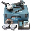 Akumulátorová uhlová brúska 125 mm 18V 5 rýchlostí 2x5Ah Makita DGA511RTJ