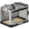 Cadoca Prepravná taška pre psy a mačky ELI, 70x52x52cm, šedá 105974