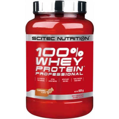 Scitec Nutrition 100% Whey Protein Professional 920 g, vanilka-lesné ovocie