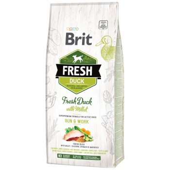 Brit Dog Fresh Duck & Millet Active Run & Work 12 kg