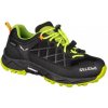 Salewa Wildfire Wp 64009-0986 trekking shoes 83597 grey - Salewa Wildfire WP detské outdoorové topánky Black Out/Cactus vel. 31