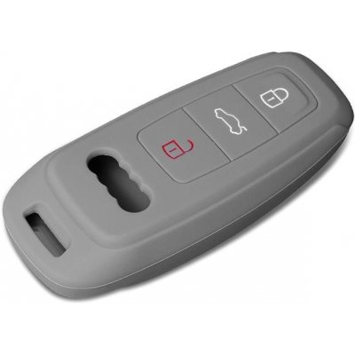Kľúčenka Escape6 ochranné silikónové puzdro na kľúč pre Audi A6A7A8 tmavo sivá
