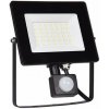LEDprodukt LED reflektor 30W 5500K čierny so senzorom