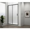 POLYSAN EASY BLACK sprchové dvere 1400 mm, číre sklo EL1415B