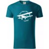 Still Plays With Planes - Tričko z organickej bavlny - M ( Petrolejová )